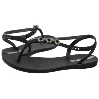 Sandały Sandal Rio Fem 83654/BC725 Black/Silver (IP84-b) Ipanema