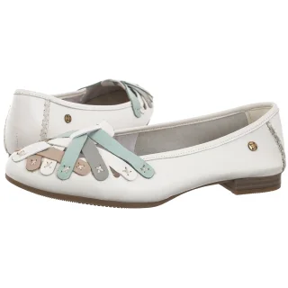 Baleriny Białe P7542-11/00-0 (MA1541-a) Maciejka